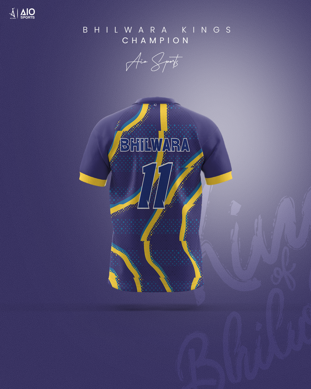 Bhilwara Kings Champion Jersey by Aio Sports