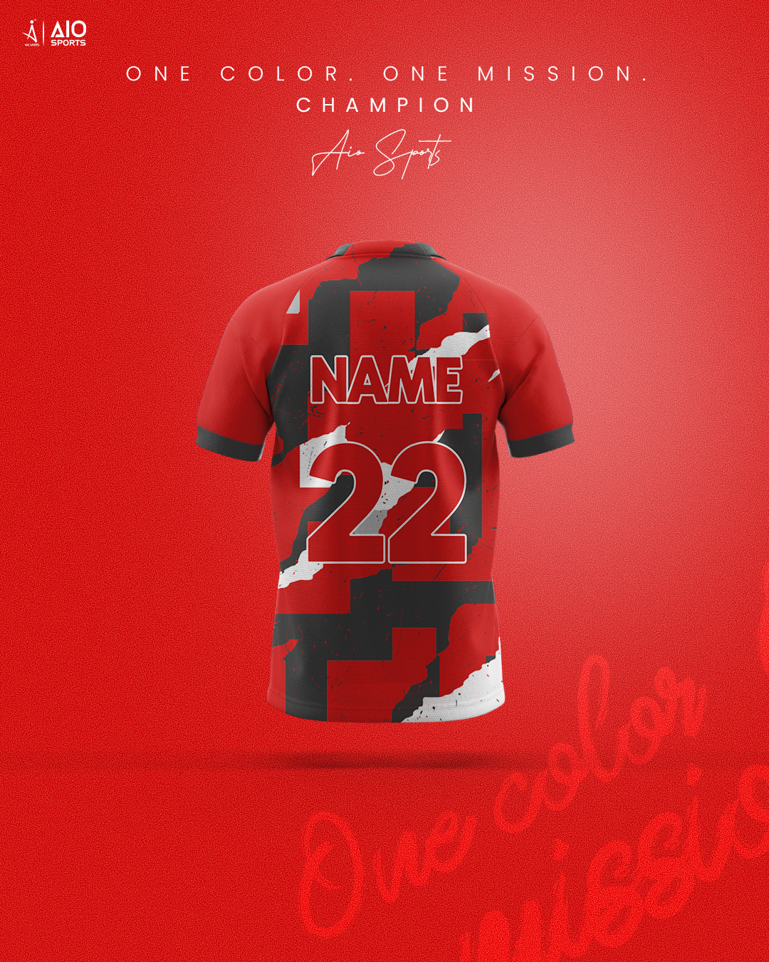 One Color One Mission Champion Jersey – Red Edition