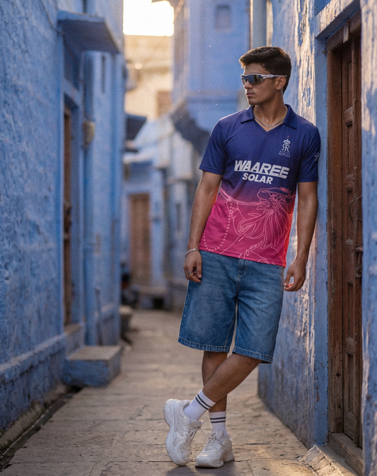 Rajasthan Royals Fan Jersey – Customize Name & Number | RR IPL Jersey India