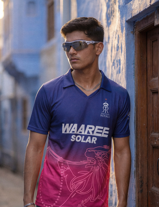 Rajasthan Royals Fan Jersey – Customize Name & Number | RR IPL Jersey India
