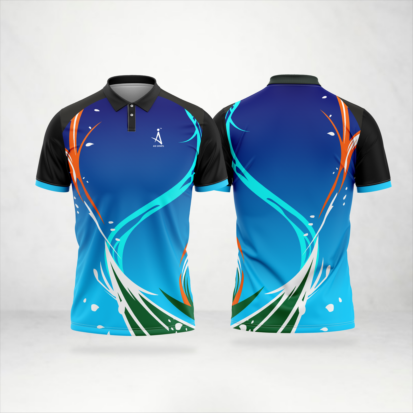 Velocity Splash Athletic Polo Jersey