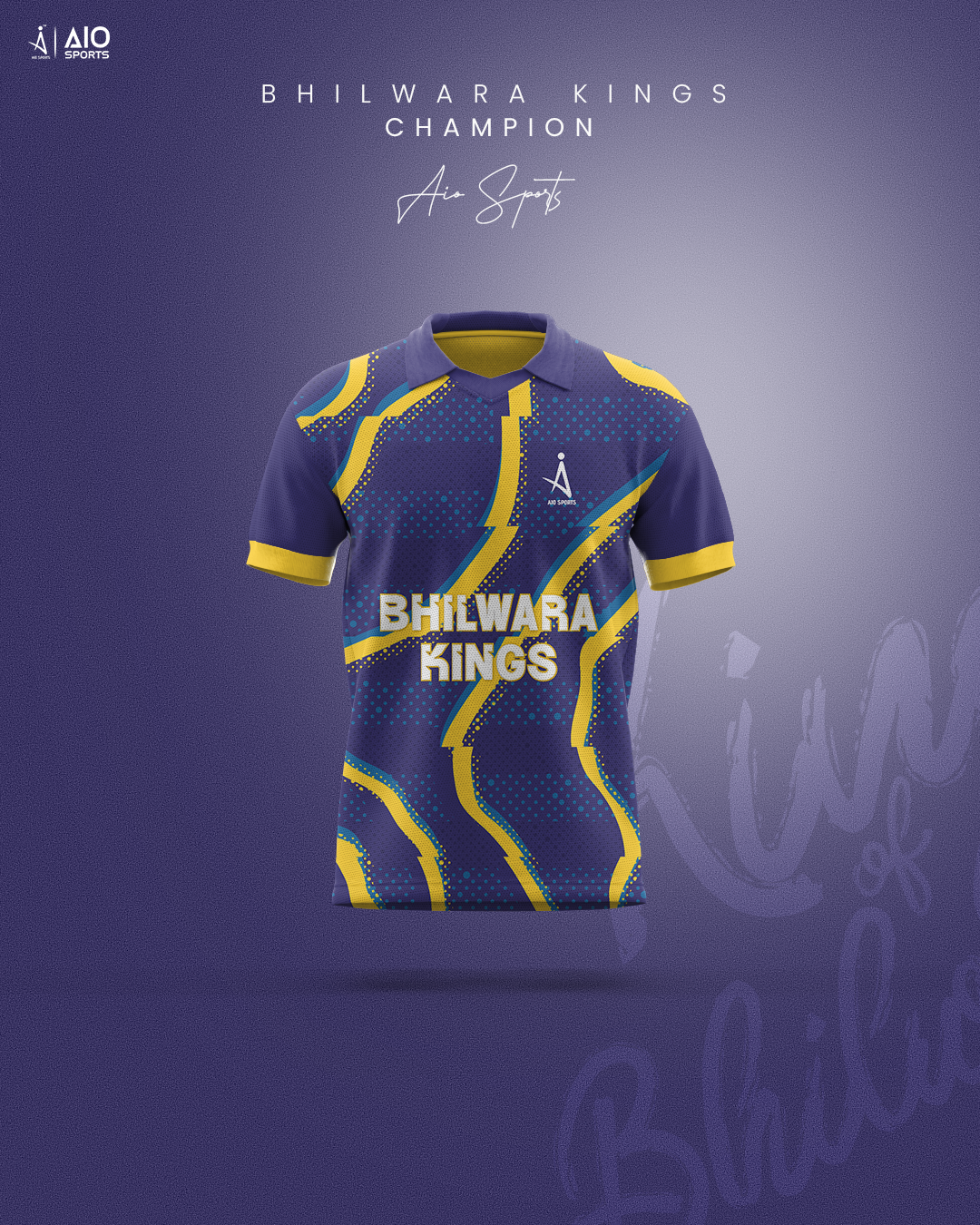 Bhilwara Kings Champion Jersey by Aio Sports