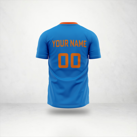 Team India Blue Fan Jersey 2026 – Personalised Cricket T-Shirt