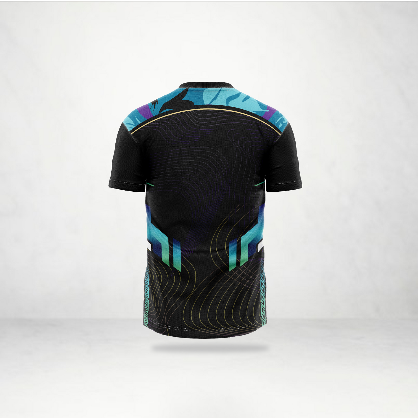 Black Tribal Tech Sports Jersey