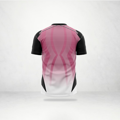 Pink Wave Stripe Sports Jersey
