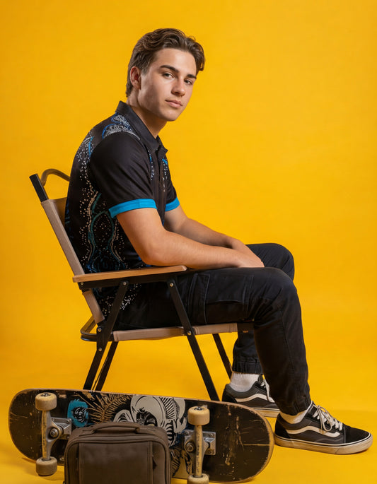 Tribal Pulse Performance Sports Polo