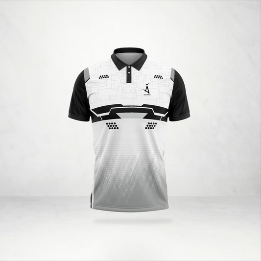 Grey Minimal Polo Sports Jersey – AioSports