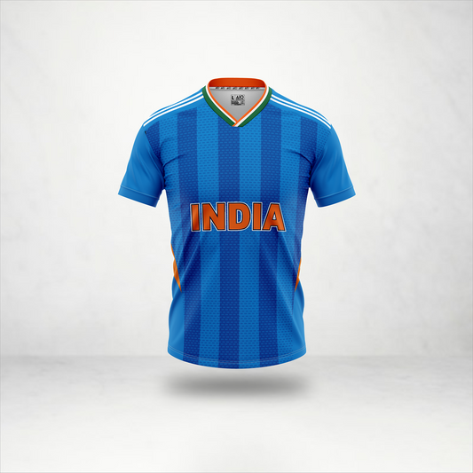 Team India Blue Fan Jersey 2026 – Personalised Cricket T-Shirt