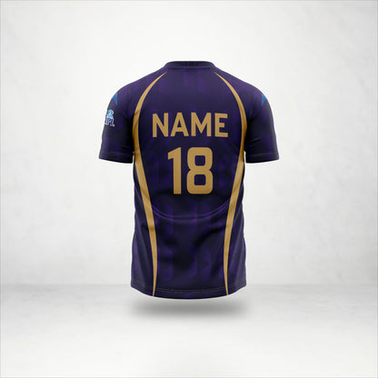 Kolkata Fan Jersey with Name & Number |  | Purple Edition | AIO Sports